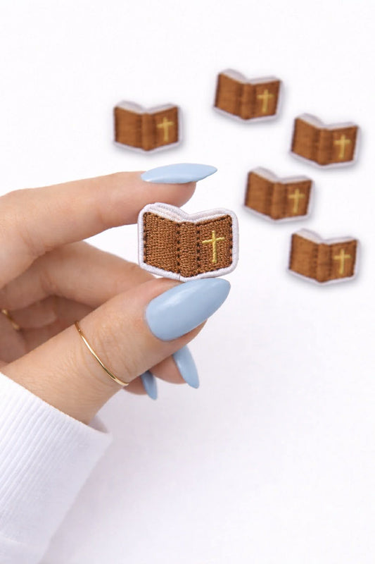 Mini Bible Embroidered Patch