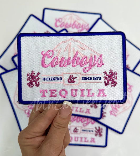 Cowboys & Tequila Embroidery Patch