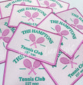 The Hamptons Tennis Club Embroidery Patch