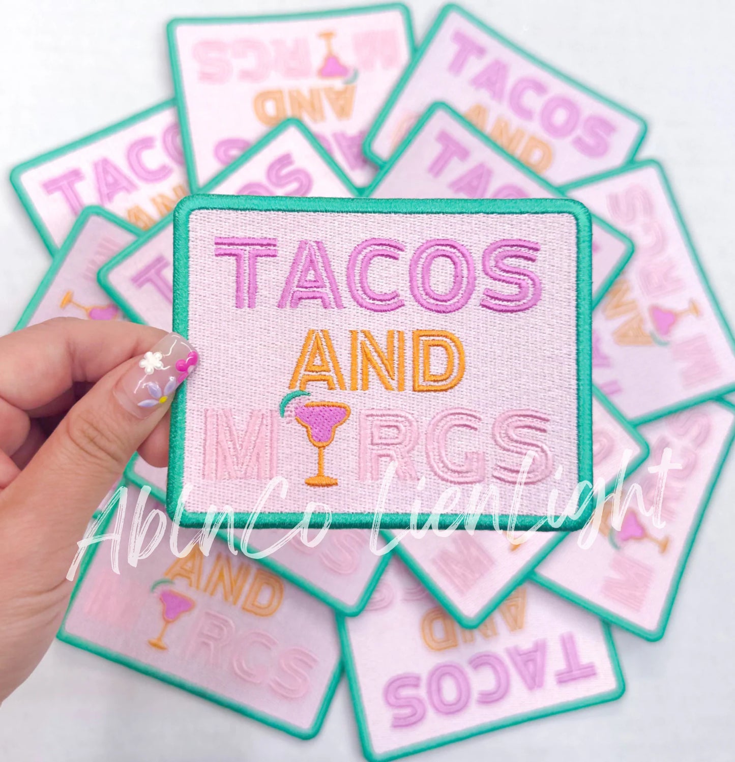 5" Tacos and Margs Embroidery Patch