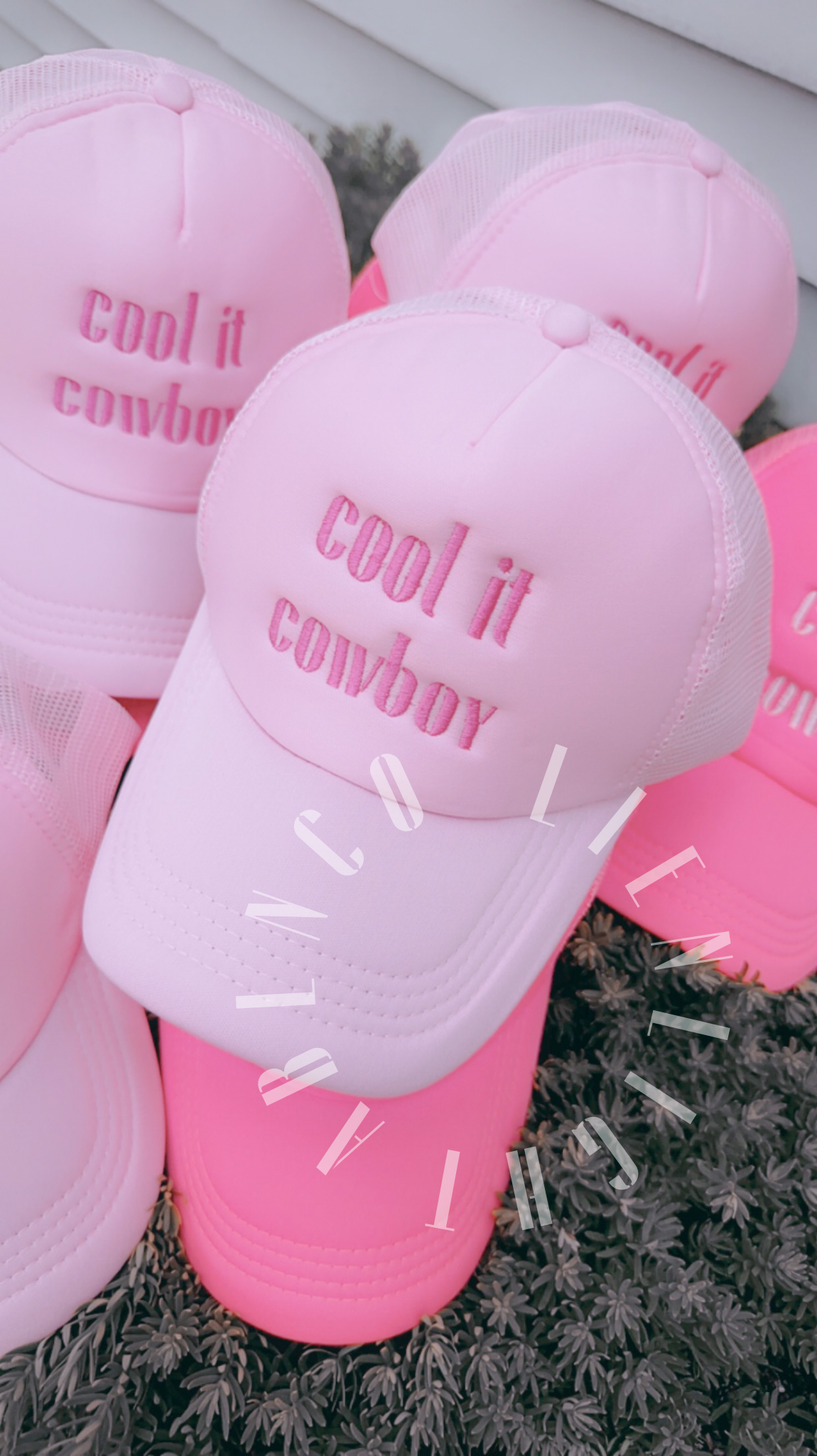 Cool It Cowboy Pink Hats