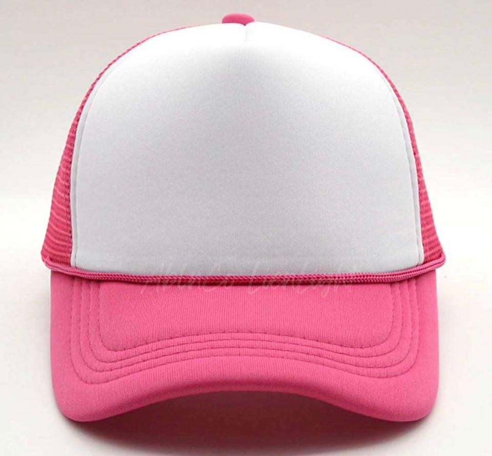 Preppy Pink Mascot™ Bulldog Trucker Hat